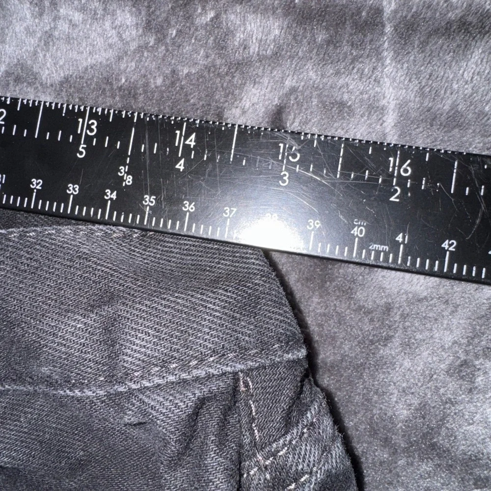 Levis‎ 505 Regular Fit Black Jeans Mens W33 L34 Straight Leg 00505-0260